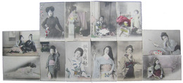 女性絵葉書
