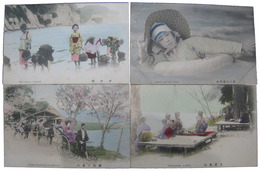 女性絵葉書