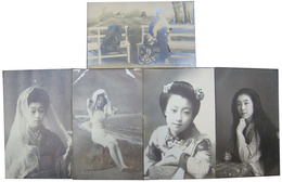 女性絵葉書