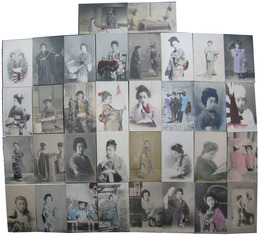女性絵葉書