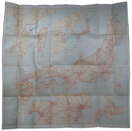 Travelers' Map of JAPAN CHOSEN TAIWAN