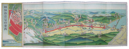 鳥瞰図　加悦鉄道沿線案内