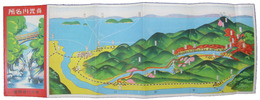 鳥瞰図　貞光川名所