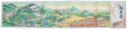 鳥瞰図　鞍馬寺（洛北名所図絵）