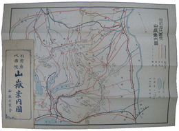 羽前岩代国境山嶽案内図