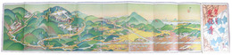 鳥瞰図　鷹ヶ峯光悦寺（洛北名所図絵）