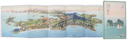 鳥瞰図　白浜湯崎温泉