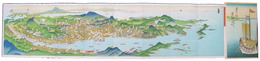 鳥瞰図　景勝の長崎
