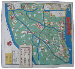 隅田川向島絵図
