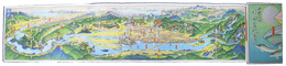 鳥瞰図　山紫水明日田盆地図絵
