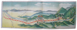 鳥瞰図　秩父鉄道沿線名所図絵