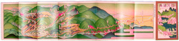 鳥瞰図　四万温泉名所図絵