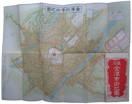 最近　金澤市街地図
