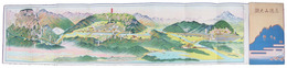 鳥瞰図　三徳山大観