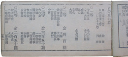 掌中官員録