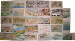 鳥瞰図絵葉書