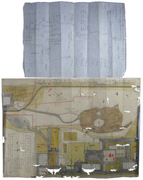 一橋刑部卿御抱地、酒井雅楽頭忠顕御下屋敷附近絵図