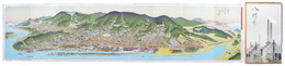 八幡市鳥瞰図