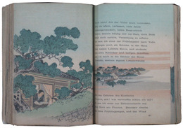 ちりめん本　JAPANISCHE DICHTUNGEN. WEISSASTER.〔孝女白菊の詩〕