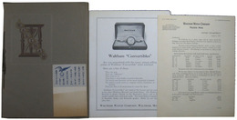 Catalogue of WALTHAM Watches No. 18 〔ウォルサム時計カタログ18号〕