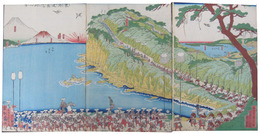 東海道薩陀峠之景