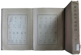 東京府市名誉録