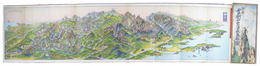 朝鮮金剛山交通大鳥瞰図