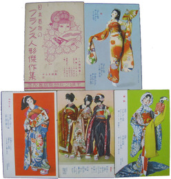 日本着物のフランス人形