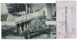 市街線東京上野間線路開通記念絵葉書