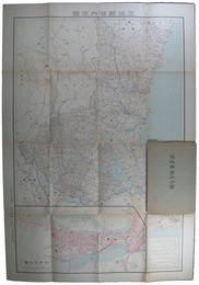 茨城県管内全図・水戸市街図