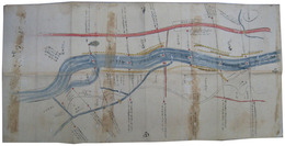 越後国矢代川附近分限図