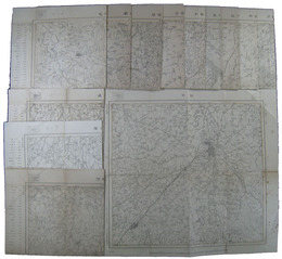 満洲十万分一図　新京