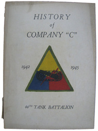 アメリカ陸軍第44戦車大隊C中隊記念誌 HISTORY of COMPANY "C" 1942-1945