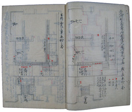江戸城　西丸御玄関前諸絵図