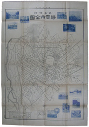 大正増訂　静岡市全図