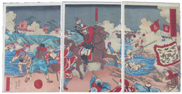 平壌大激戦の図