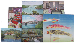 鉄道省国際観光局絵葉書（鯉のぼり）