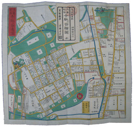 内藤新宿千駄ヶ谷辺図