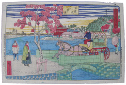 東京名所之内　不忍池馬車道