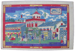 東京名所蛎売町米市場