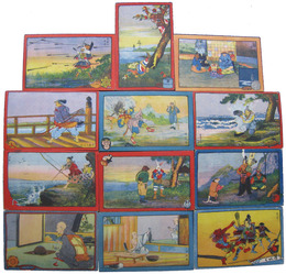 透かし絵葉書　昔話・伝説