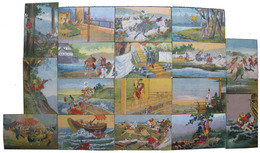 透かし絵葉書　歴史物