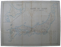 CARTE DU JAPON SOUS LA FEODALITE 〔封建制下の日本地図〕