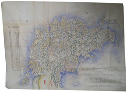 周防・長門国絵図