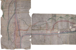 ?越組紙濂沢村之図