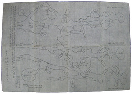 越後国魚沼郡真人村若栃　狸穴之図