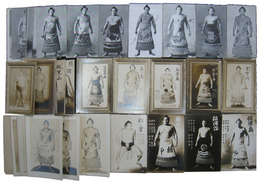 相撲カード　モノクロ