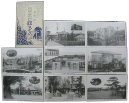 粕壁案内絵はがき