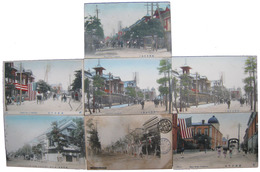 横浜手彩絵葉書　本町通り