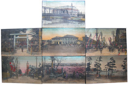 樹皮紙絵葉書　横浜